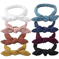 Algopix Similar Product 19 - XIMA 8pcs Headbands for GirlsCotton