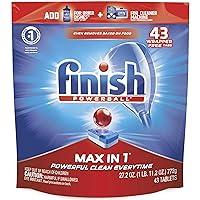 Algopix Similar Product 13 - Finish  Max in 1  43ct  Dishwasher