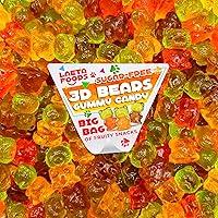 Algopix Similar Product 2 - SugarFree Gummy Bears 3D Candy in