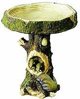 Algopix Similar Product 6 - Kelkay Woodland Squirrel Bird Bath
