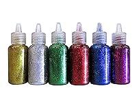 Algopix Similar Product 17 - BAZIC 6 Color Glitter Glue Set 20