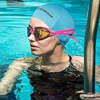 Algopix Similar Product 6 - Splaqua Turquoise Lycra Swim Cap