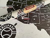 Algopix Similar Product 6 - GeoJango Baseball Stadium Map Poster 