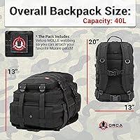 QT&QY 25L Military Tactical Backpacks For men Motorcycle Army Laser cut  Molle Daypack small EDC Bug