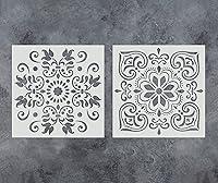 Algopix Similar Product 16 - GSS Designs Pack of 2 Stencils Set