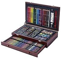 Algopix Similar Product 1 - 142 Pc Art Set with Colored Pencils