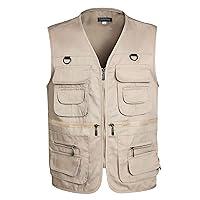 Algopix Similar Product 12 - LISUHEPEAL Mens Fishing Vest Summer