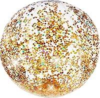 Algopix Similar Product 2 - Poolcandy Glitter Beach Ball Silver