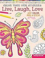 Algopix Similar Product 13 - Color Your Own Stickers Live Laugh