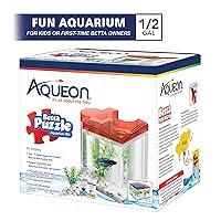 Algopix Similar Product 9 - Aqueon Betta Puzzle Kit Red .5 Gallon