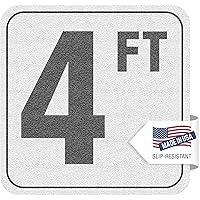 Algopix Similar Product 19 - Aquatic Custom Tile 4FT Depth Markers