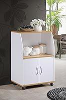 Algopix Similar Product 11 - Hodedah Mini Microwave Cart with Two