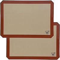 Algopix Similar Product 6 - Silicone Baking Mat  Set of 2 Half