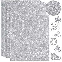 240 Sheets Glitter Cardstock Paper, 15 Colors, 8.5 x 11 Colored Glitter  Paper Cardstock, Premium, 250gsm/92lb A4 Glitter Card Stock for DIY Crafts