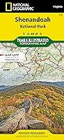 Algopix Similar Product 9 - Shenandoah National Park Map National