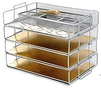 Algopix Similar Product 17 - Blu Monaco Desk Organizers  4Tier
