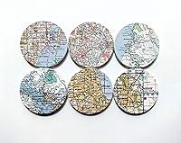 Algopix Similar Product 1 - Personalized Map Coasters Ceramic