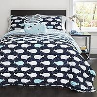 Algopix Similar Product 7 - Lush Decor Whale Kids Reversible 5
