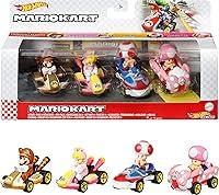 Algopix Similar Product 1 - Hot Wheels Mario Kart 4Pack