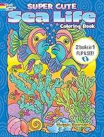 Algopix Similar Product 7 - Super Cute Sea Life Coloring BookSuper