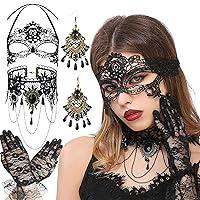 Algopix Similar Product 7 - JeVenis Luxury Sexy Lace Eyemask Prom
