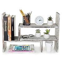 Algopix Similar Product 3 - MyGift Adjustable Solid Wood Desktop