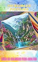 Algopix Similar Product 16 - Increbles paisajes Libro de colorear