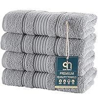 Algopix Similar Product 9 - Qute Home 4Piece Hand Towels Set 100