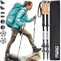 Algopix Similar Product 13 - Foxelli Carbon Fiber Trekking Poles 