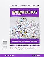 Algopix Similar Product 1 - Mathematical Ideas Books a la Carte