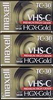 Algopix Similar Product 16 - Maxell 203090 VHSC TC30 HGX Gold