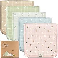 Algopix Similar Product 15 - 5Pack Muslin Burp Cloths for Baby