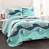 Algopix Similar Product 17 - Lush Decor Sealife Fish Ocean Wave