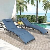 Algopix Similar Product 1 - Furnivilla 3 Pieces Patio Chaise Lounge