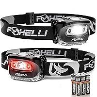 Algopix Similar Product 10 - Foxelli LED Headlamp Flashlight for