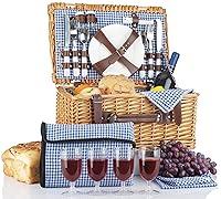 Algopix Similar Product 6 - CALIFORNIA PICNIC Picnic Basket for 4