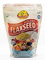 Algopix Similar Product 3 - Premium Gold Organic Ground Flax Seed 