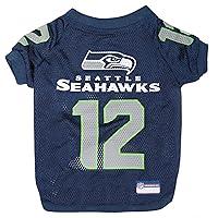 Algopix Similar Product 7 - Pets First NFL Seattle Seahawks Jersey