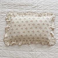 Algopix Similar Product 1 - BuLuTu Cotton Bed Pillowcases Set of 2