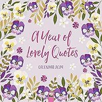 Algopix Similar Product 7 - A Year of Lovely Quotes Wall Calendar