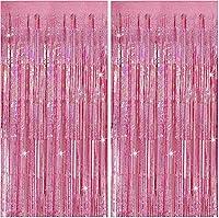 Algopix Similar Product 7 - 2 Pack Pink Backdrop Party Decorations