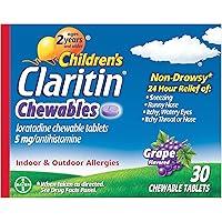 Algopix Similar Product 17 - Childrens Claritin Chewables 24 HR