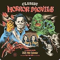 Algopix Similar Product 20 - Classic Horror Movies 2025 Wall Calendar