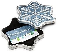 Algopix Similar Product 7 - Amazon.com Gift Card in a Snowflake Tin
