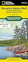 Algopix Similar Product 15 - Boundary Waters West Map Canoe Area