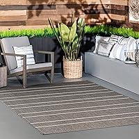 Algopix Similar Product 12 - nuLOOM Alaina IndoorOutdoor Striped