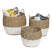 Algopix Similar Product 7 - Round baskets, 3 pieces