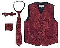 Algopix Similar Product 5 - Gioberti Kids and Boys 4pc Paisley Vest