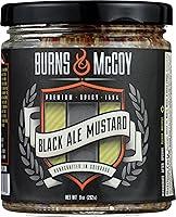 Algopix Similar Product 9 - BURNS & MCCOY Black Ale Mustard, 9 OZ