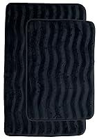 Algopix Similar Product 3 - Lavish Home Set of 2 Bath Rugs 